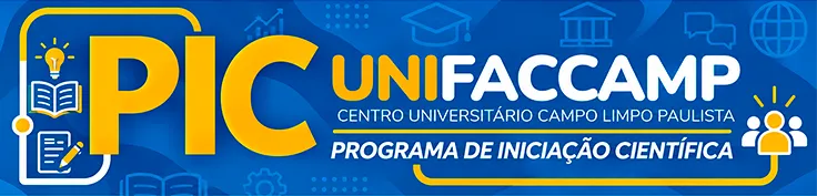 Banner do Programa de Iniciação Científica (PIC), da UNIFACCAMP